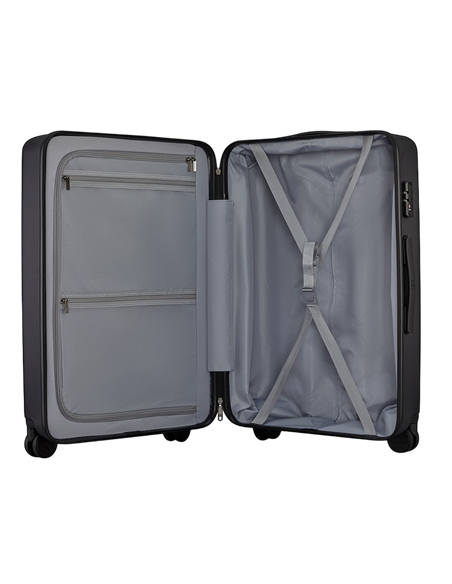 Чемодан NINETYGO Danube luggage 20", 38л, Чёрный