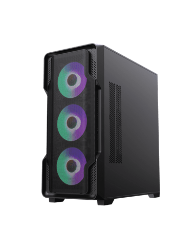 Carcasă PC Gamemax Siege, Midi-Tower, Fără PSU, Negru