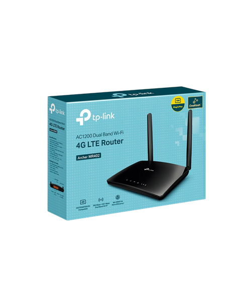 Router fără fir TP-LINK Archer MR402, 4G, Negru