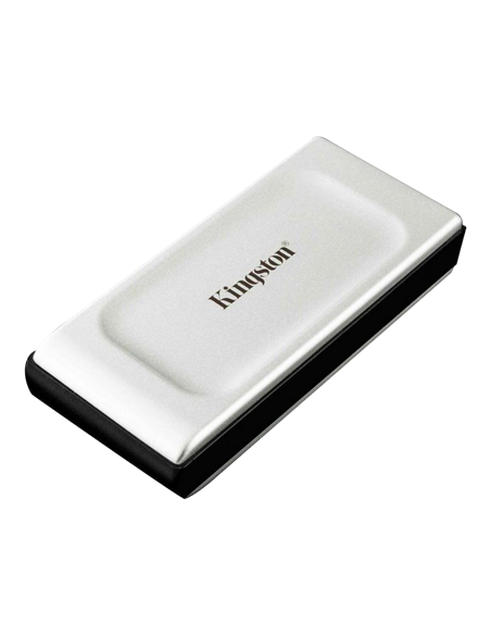 Внешний портативный SSD накопитель Kingston XS2000, 2 ТБ, Серебристый (SXS2000/2000G)