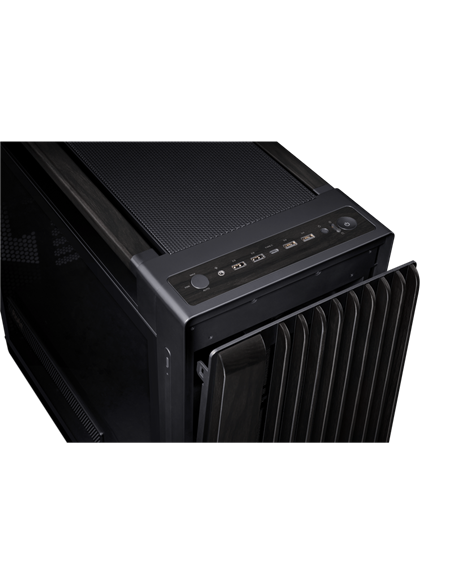Carcasă PC ASUS ProArt PA602 Wood TG, Midi-Tower, Negru