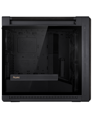 Carcasă PC ASUS ProArt PA602 Wood TG, Midi-Tower, Negru