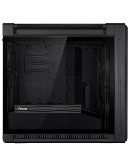 Carcasă PC ASUS ProArt PA602 Wood TG, Midi-Tower, Negru