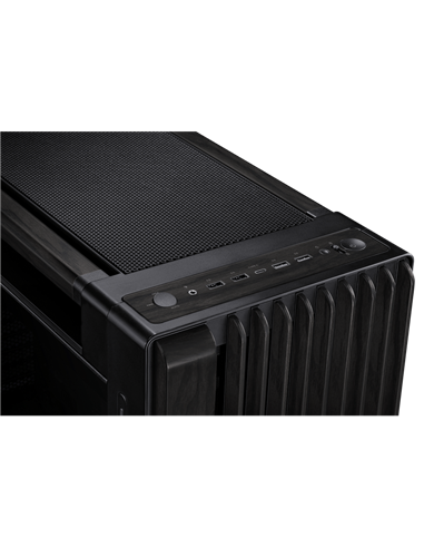 Carcasă PC ASUS ProArt PA602 Wood TG, Midi-Tower, Negru
