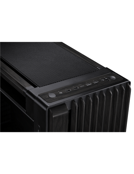 Carcasă PC ASUS ProArt PA602 Wood TG, Midi-Tower, Negru