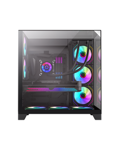 Carcasă PC Gamemax Infinity Plus, Midi-Tower, Fără PSU, Negru 2