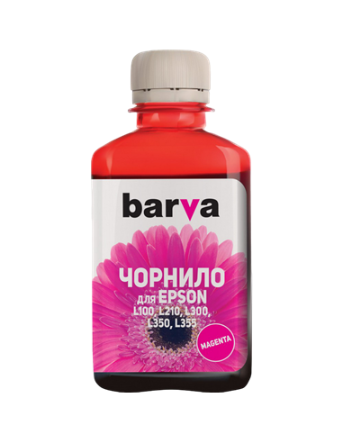 Контейнер с чернилами Barva PN-EL100N, 180мл, Пурпурный