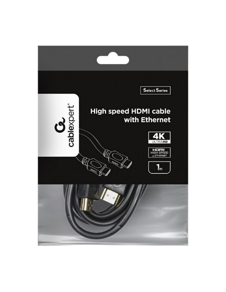 Cablu Video Cablexpert CC-HDMI4L-1M, HDMI (M) - HDMI (M), 1m, Negru
