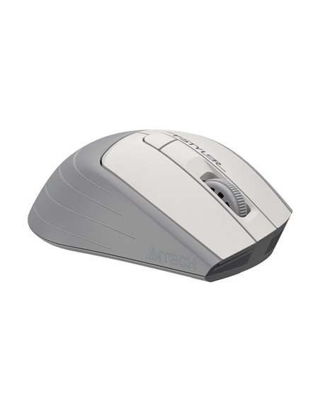 Mouse Wireless A4Tech FG30S, Alb/Gri