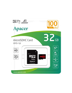 Карта памяти Apacer microSDHC UHS-I U1 Class 10, 32Гб 2