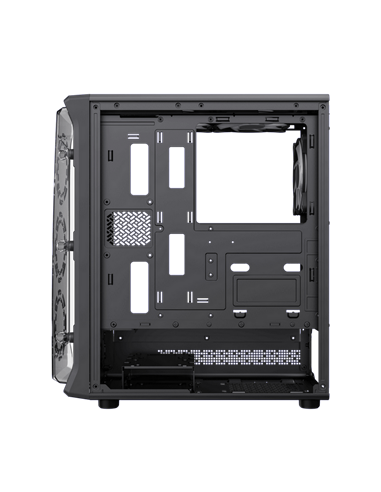 Компьютерный корпус Gamemax Starlight 2 AB, Midi-Tower, Без блока питания, Чёрный