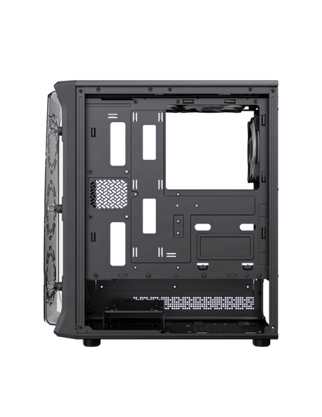 Компьютерный корпус Gamemax Starlight 2 AB, Midi-Tower, Без блока питания, Чёрный