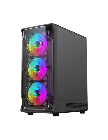 Компьютерный корпус Gamemax Starlight 2 AB, Midi-Tower, Без блока питания, Чёрный