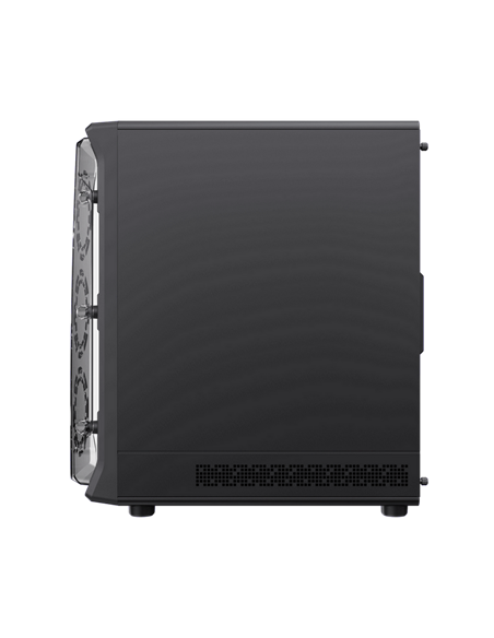 Компьютерный корпус Gamemax Starlight 2 AB, Midi-Tower, Без блока питания, Чёрный