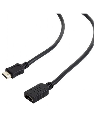 Cablu Video Cablexpert CC-HDMI4X-0.5M, HDMI (M) - HDMI (F), 0,5m, Negru