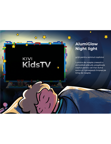 32" LED SMART TV KIVI KidsTV, 1920x1080 FHD, Android TV, Albastru 32" LED SMART TV KIVI KidsTV, 1920x1080 FHD, Android TV, Albastru