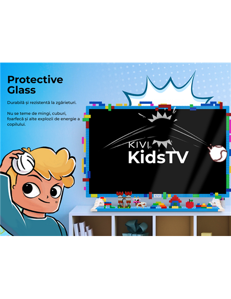 32" LED SMART TV KIVI KidsTV, 1920x1080 FHD, Android TV, Albastru 32" LED SMART TV KIVI KidsTV, 1920x1080 FHD, Android TV, Albastru