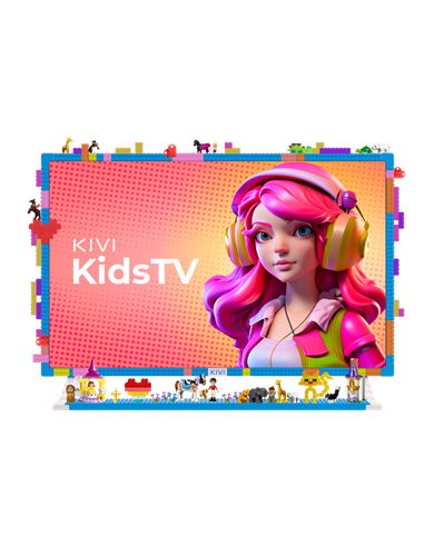 32" LED SMART TV KIVI KidsTV, 1920x1080 FHD, Android TV, Albastru