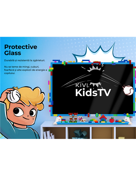 32" LED SMART TV KIVI KidsTV, 1920x1080 FHD, Android TV, Albastru 32" LED SMART TV KIVI KidsTV, 1920x1080 FHD, Android TV, Albastru