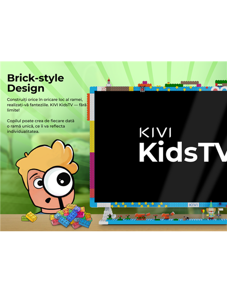 32" LED SMART TV KIVI KidsTV, 1920x1080 FHD, Android TV, Albastru 32" LED SMART TV KIVI KidsTV, 1920x1080 FHD, Android TV, Albastru