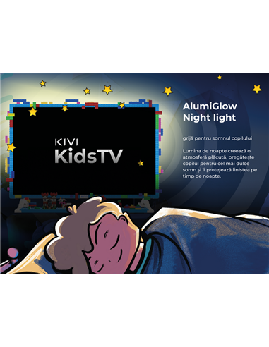 32" LED SMART TV KIVI KidsTV, 1920x1080 FHD, Android TV, Albastru