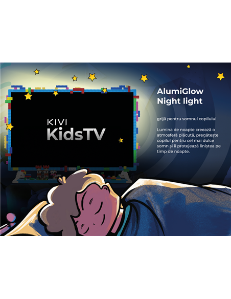32" LED SMART TV KIVI KidsTV, 1920x1080 FHD, Android TV, Albastru 32" LED SMART TV KIVI KidsTV, 1920x1080 FHD, Android TV, Albastru