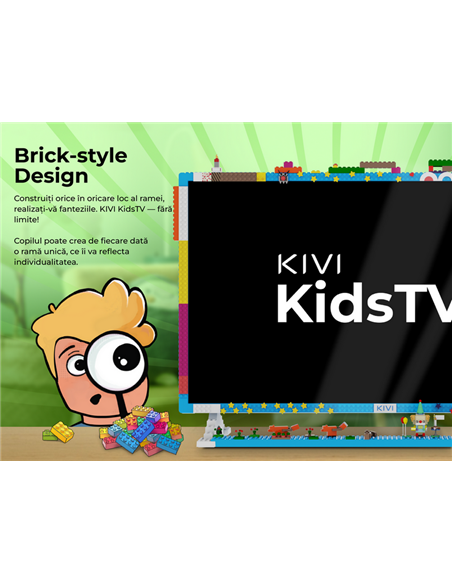 32" LED SMART TV KIVI KidsTV, 1920x1080 FHD, Android TV, Albastru 32" LED SMART TV KIVI KidsTV, 1920x1080 FHD, Android TV, Albastru