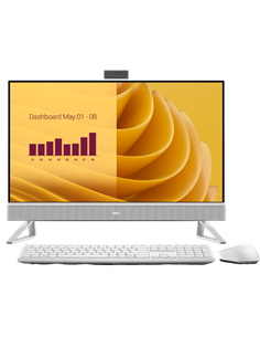 Моноблок DELL EC27250, 27", Intel Core Ultra 7 150U, 16Гб/512Гб, Windows 11 Pro, Белый