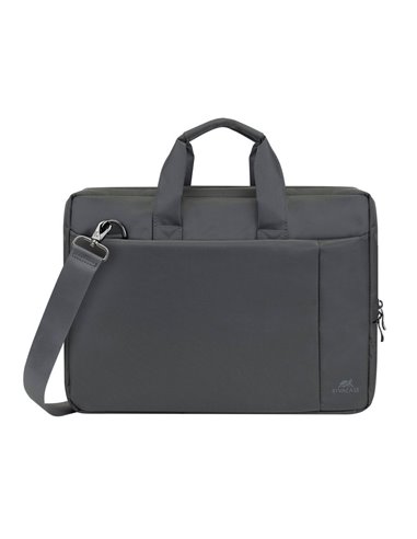 Сумка для ноутбука Rivacase Central, 15.6", Полиэстер, Серый