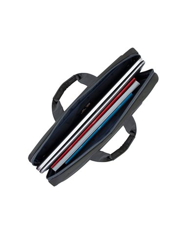 Geantă pentru Laptop Rivacase Central, 15.6", Poliester, Gri