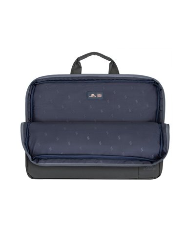 Geantă pentru Laptop Rivacase Central, 15.6", Poliester, Gri