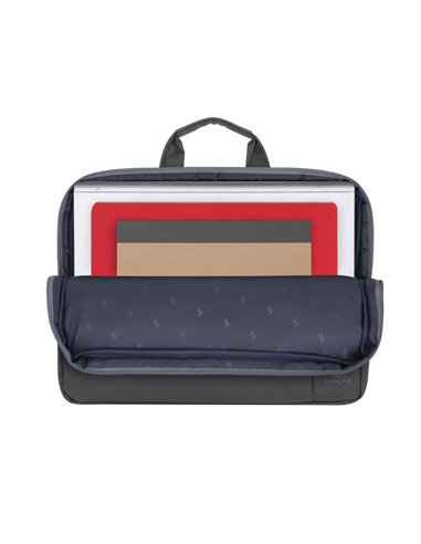 Geantă pentru Laptop Rivacase Central, 15.6", Poliester, Gri