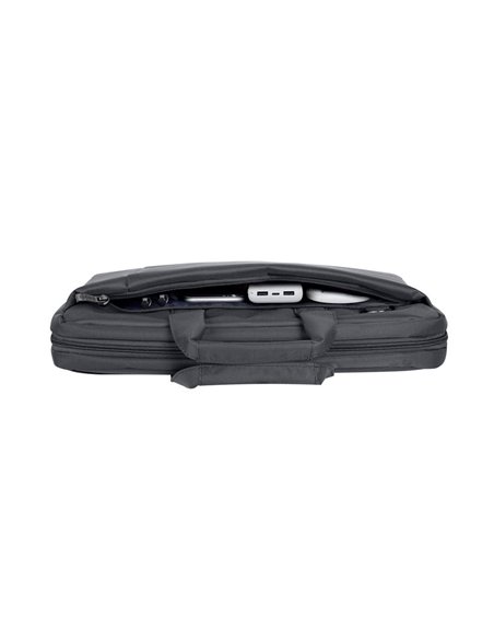 Geantă pentru Laptop Rivacase Central, 15.6", Poliester, Gri