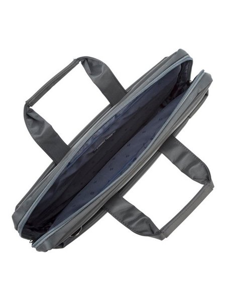 Geantă pentru Laptop Rivacase Central, 15.6", Poliester, Gri