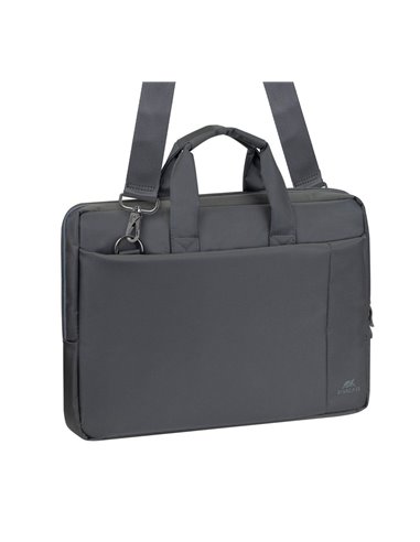 Geantă pentru Laptop Rivacase Central, 15.6", Poliester, Gri