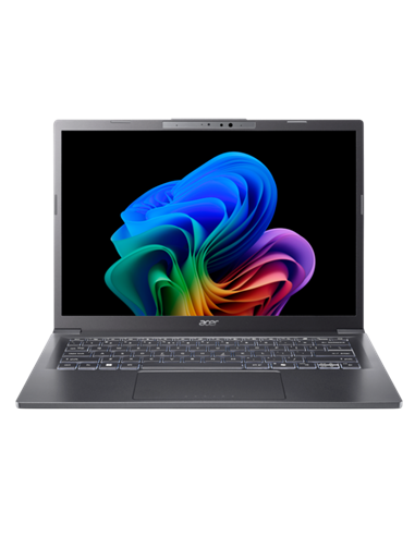 Laptop 14" Acer Aspire 14 AI, Steel Gray, Intel Core Ultra 7 258V, 32GB/1024GB, Windows 11 Home