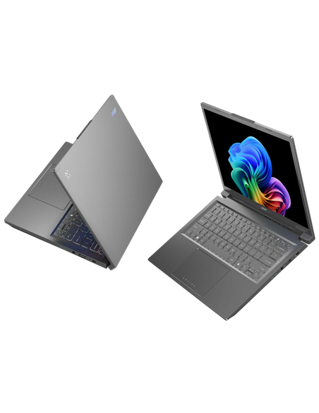 Laptop 14" Acer Aspire 14 AI, Steel Gray, Intel Core Ultra 7 258V, 32GB/1024GB, Windows 11 Home