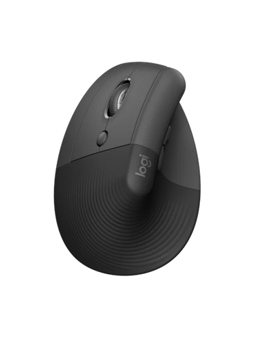 Mouse Wireless Logitech Lift Left Vertical, Negru