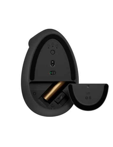 Mouse Wireless Logitech Lift Left Vertical, Negru