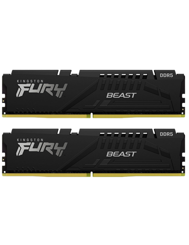 Оперативная память Kingston FURY Beast, DDR5 SDRAM, 6000 МГц, 16Гб, KF560C30BBK2-16