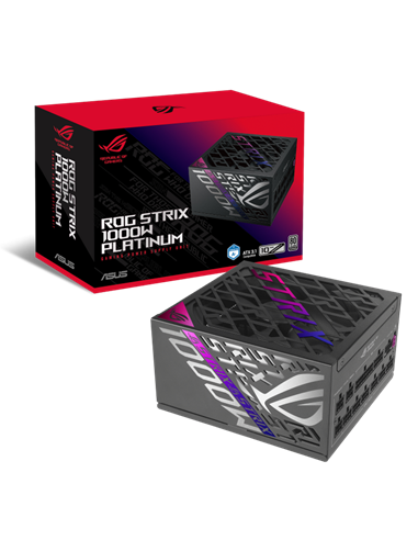Блок питания для компьютеров ASUS ROG Strix 1000W Platinum, ATX, Полностью модульный