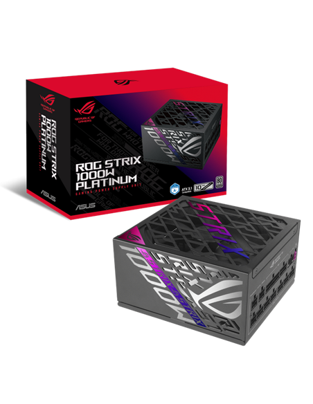Блок питания для компьютеров ASUS ROG Strix 1000W Platinum, ATX, Полностью модульный