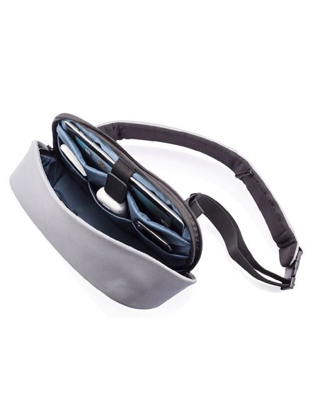 Geantă pentru Tabletă Bobby Sling, 9,7", Poliester, Gri
