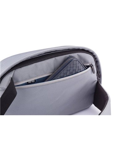 Geantă pentru Tabletă Bobby Sling, 9,7", Poliester, Gri