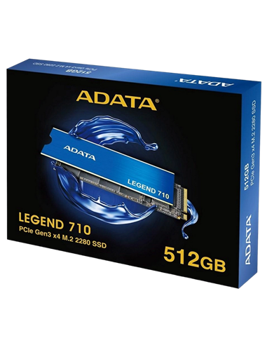 Накопитель SSD ADATA LEGEND 710, 512Гб, ALEG-710-512GCS