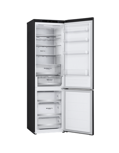 Frigider LG GBV5240DEP, DoorCooling+, Negru