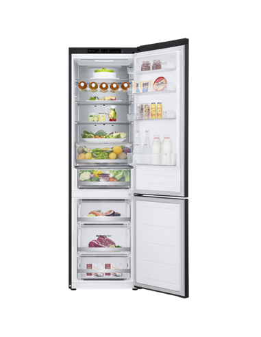Frigider LG GBV5240DEP, DoorCooling+, Negru