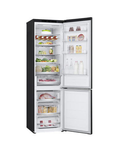 Frigider LG GBV5240DEP, DoorCooling+, Negru