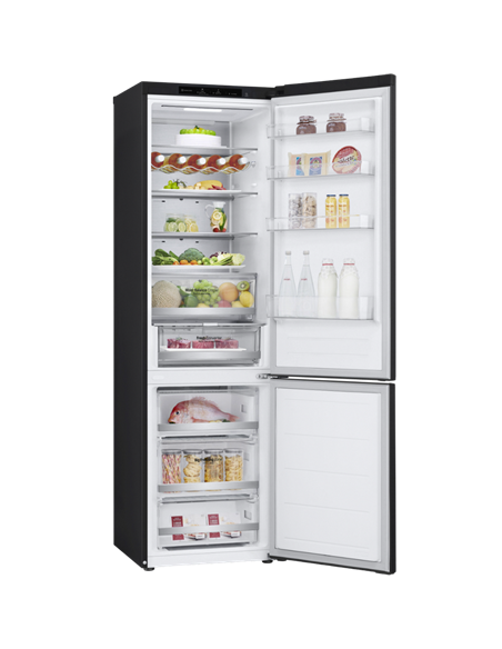 Frigider LG GBV5240DEP, DoorCooling+, Negru
