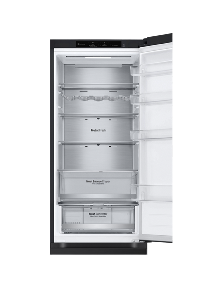 Frigider LG GBV5240DEP, DoorCooling+, Negru